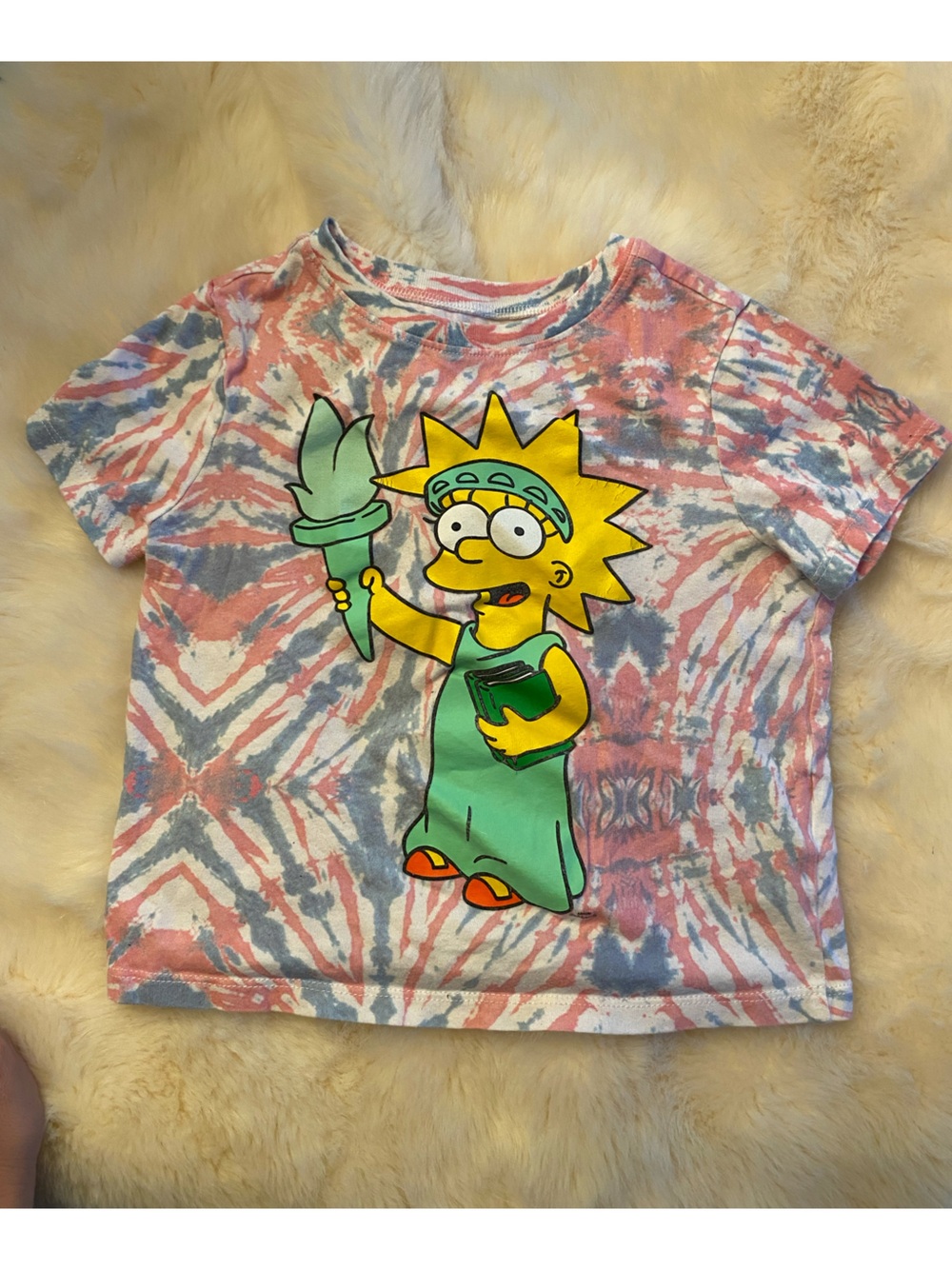Old Navy Kids 3T Tie-Dye Lisa Simpson Graphic Tee